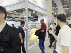 Neueste Technologie-LED Flexibler transparenter Bildschirm