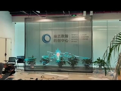 Flexibler transparenter Folien-LED-Bildschirm P15 für großflächige Gebäudeanzeigen